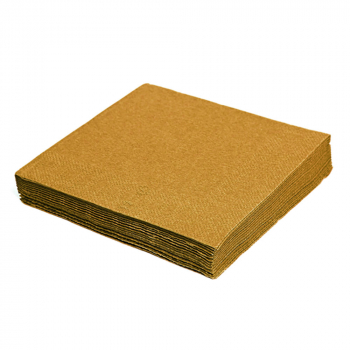 Servietten 33 x 33 cm 1/4 Falz 3-lagig gold (20 Stk.)